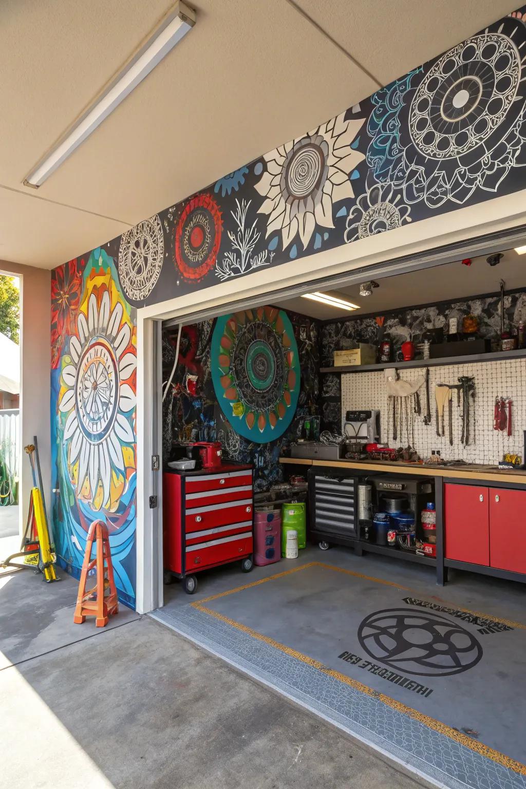 Wall art made at home adds a personal touch to your man cave.