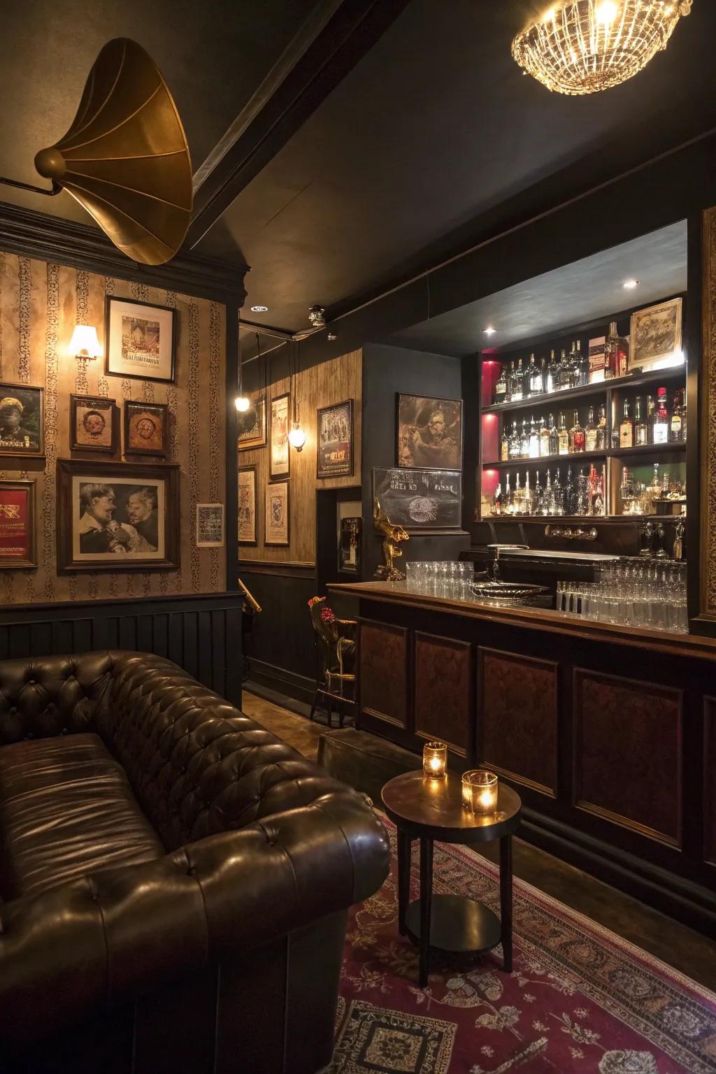 Intrigue and charm come together in a hidden speakeasy.