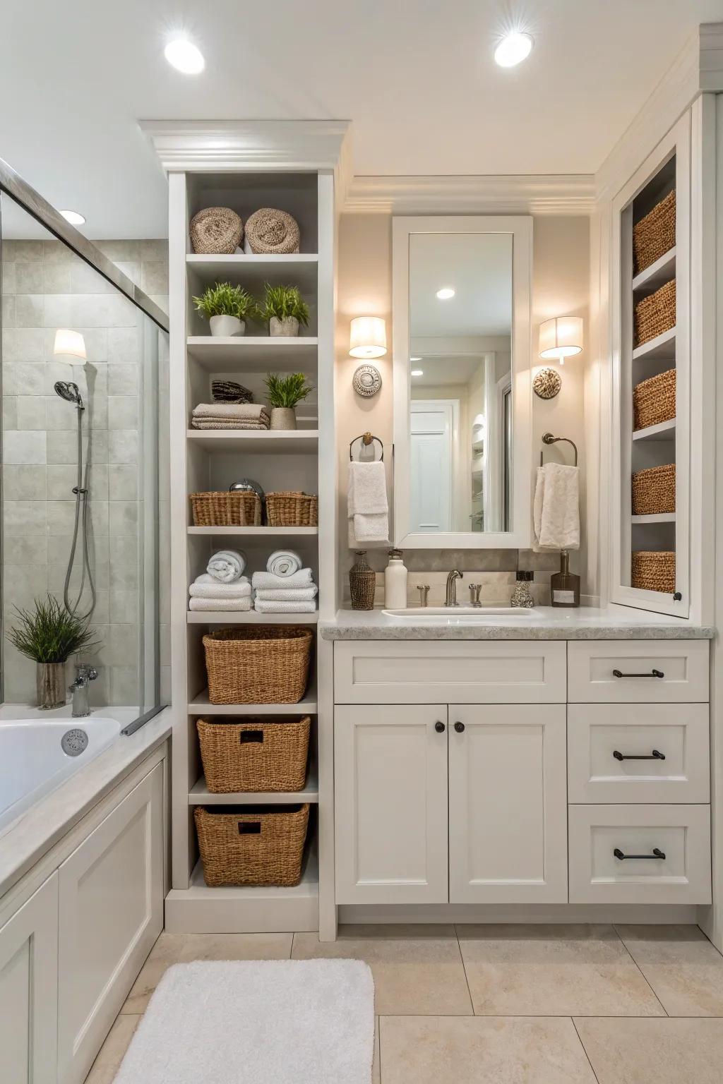 Practical schematic featuring efficient keeping options.