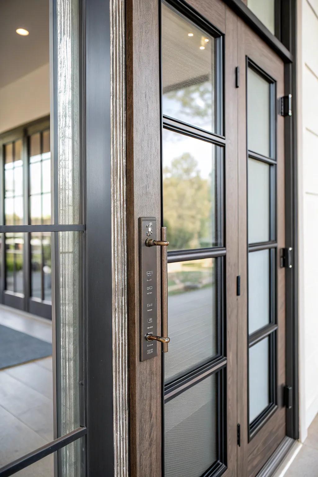 Using diverse materials in frames creates a distinctive, modern vibe.