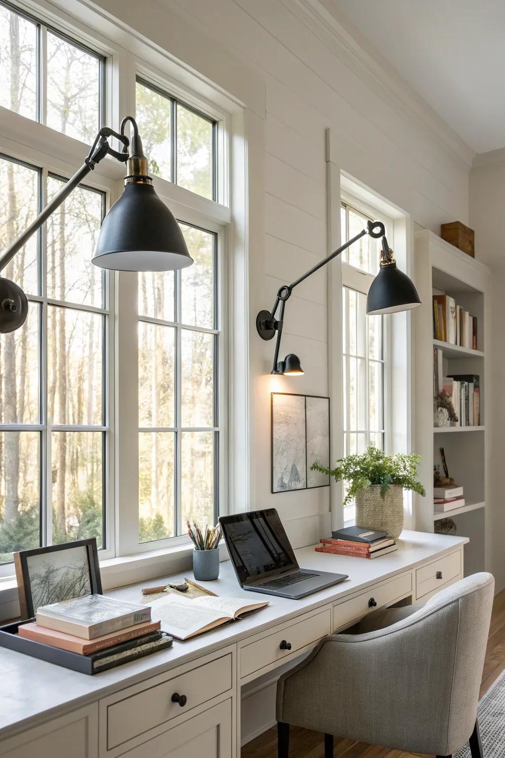 Adaptable sconces grant flexibility and focus in your illumination.