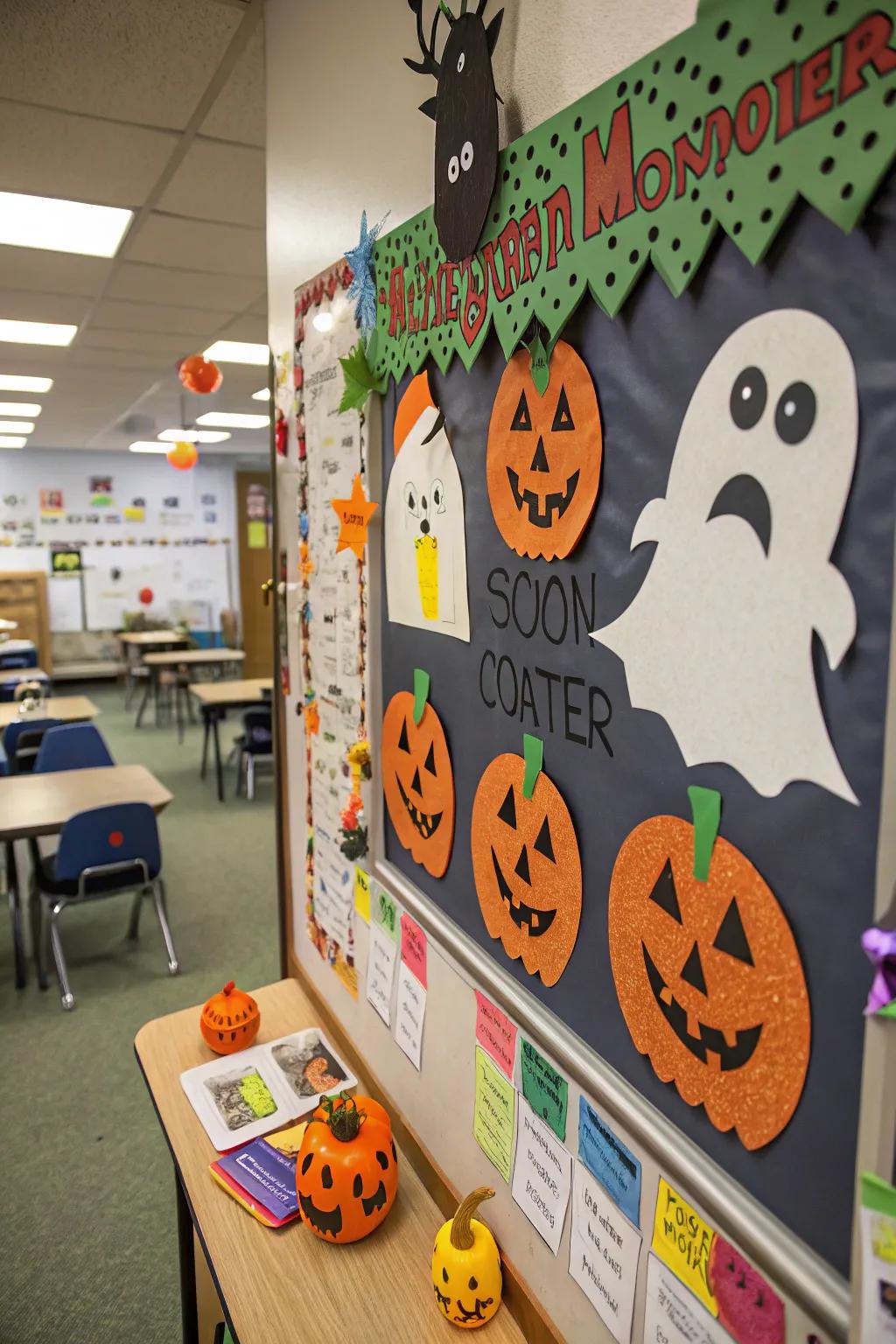 Seasonal creature decorations that keep the classroom engaging and festive.