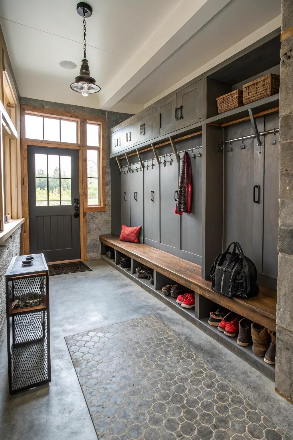 Concrete flooring is a strong base with many ways to change it.