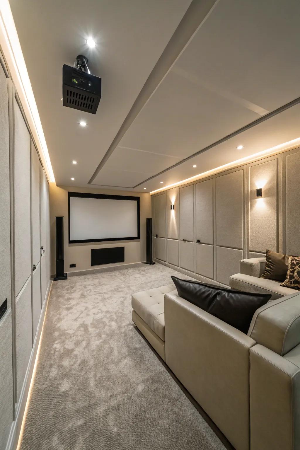 Simple designs help small areas feel spacious.