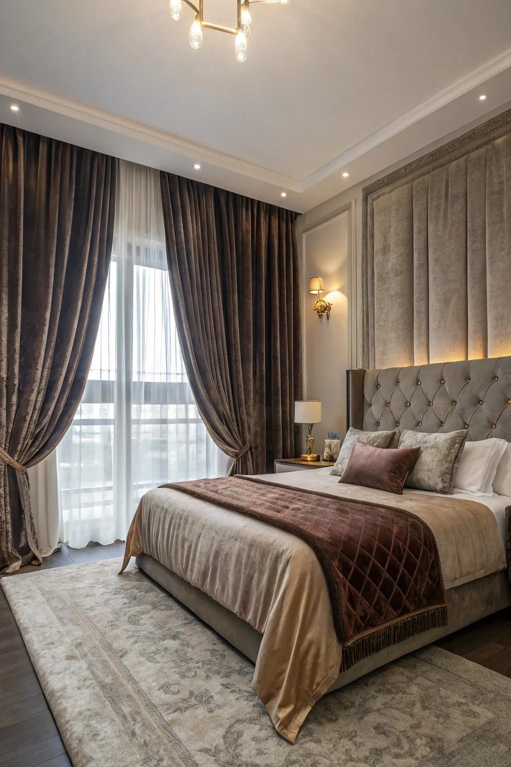 Sumptuous textiles elevate the comfort and style of any bedroom.