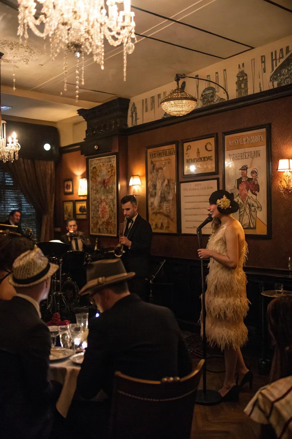 Recapture the allure of the Prohibition Era with a clandestine gathering.