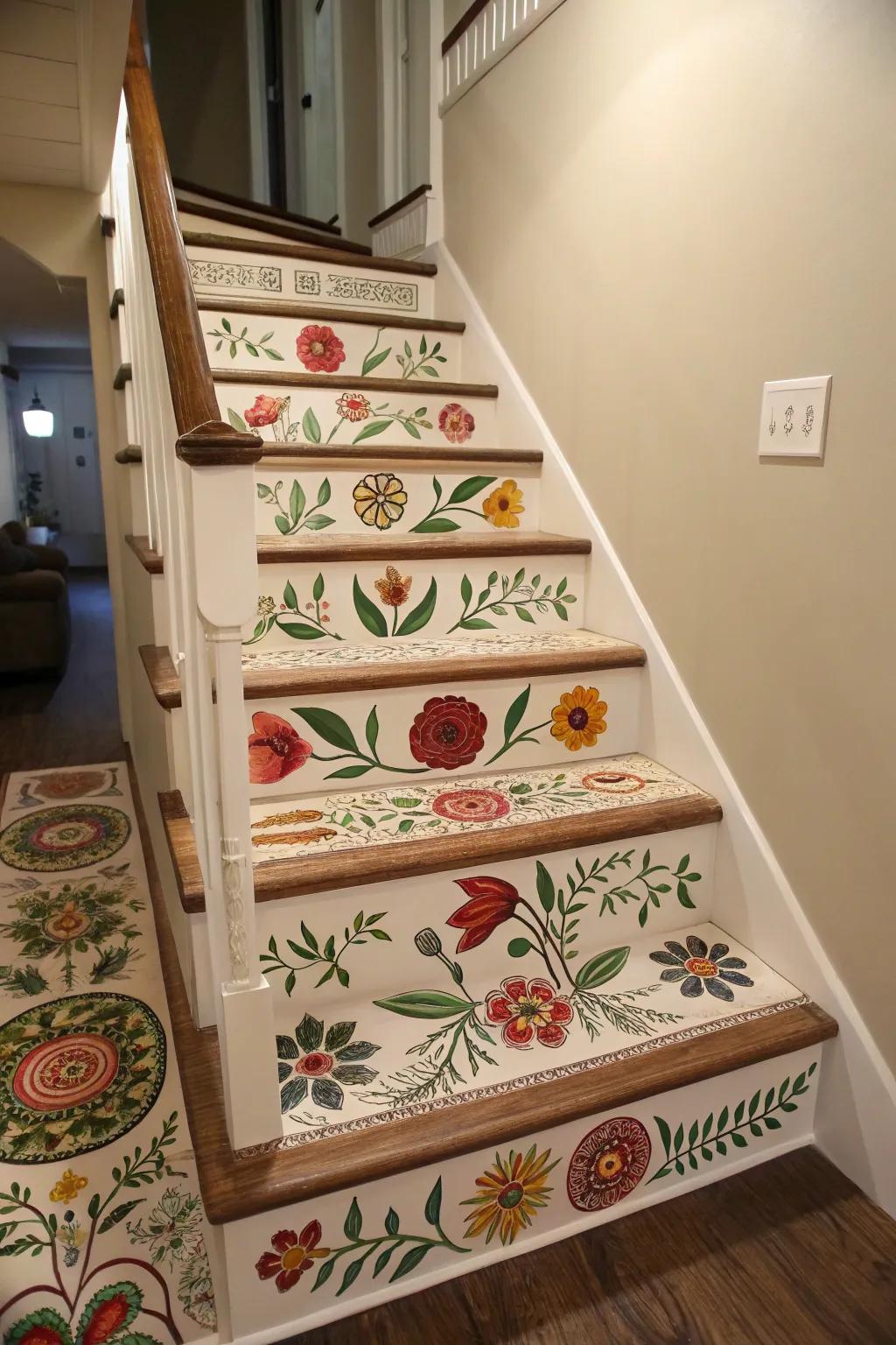 Add a personal touch by using patterned graphics.
