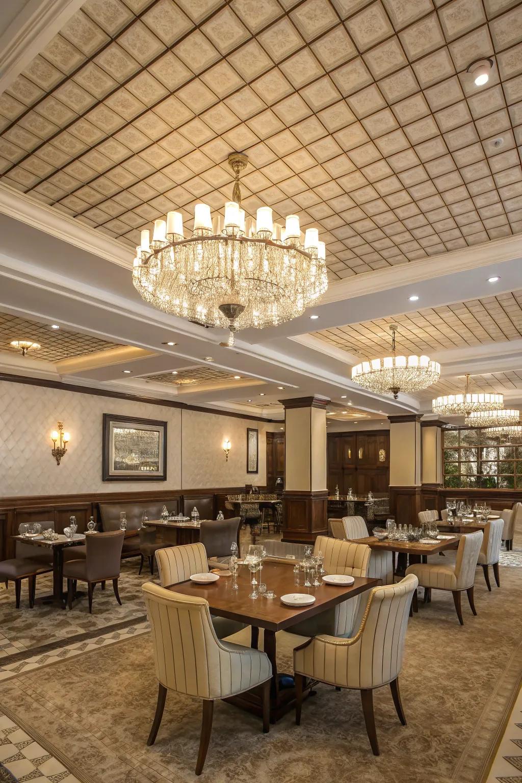 Lattice designs append elegance and structure.