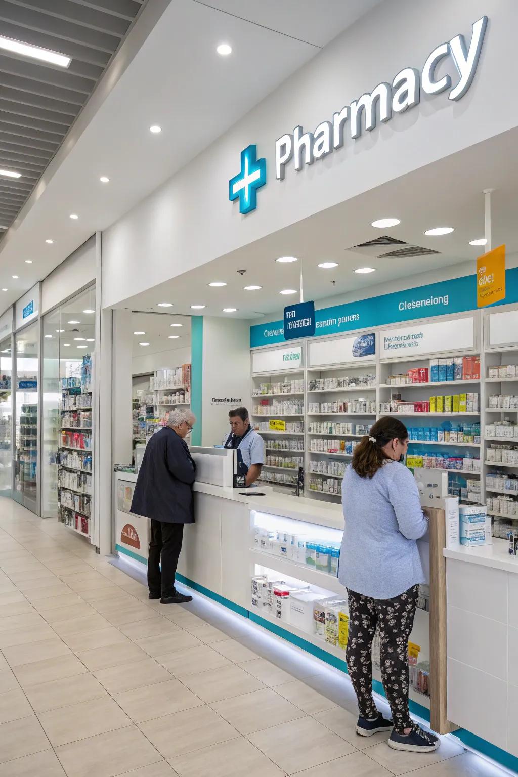 Open layout promoting smooth customer flow