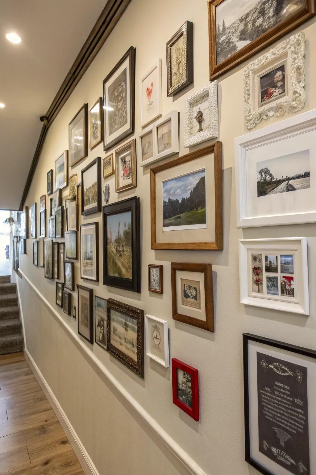 Off-balance layouts inject personality and a carefree spirit into your decoration.