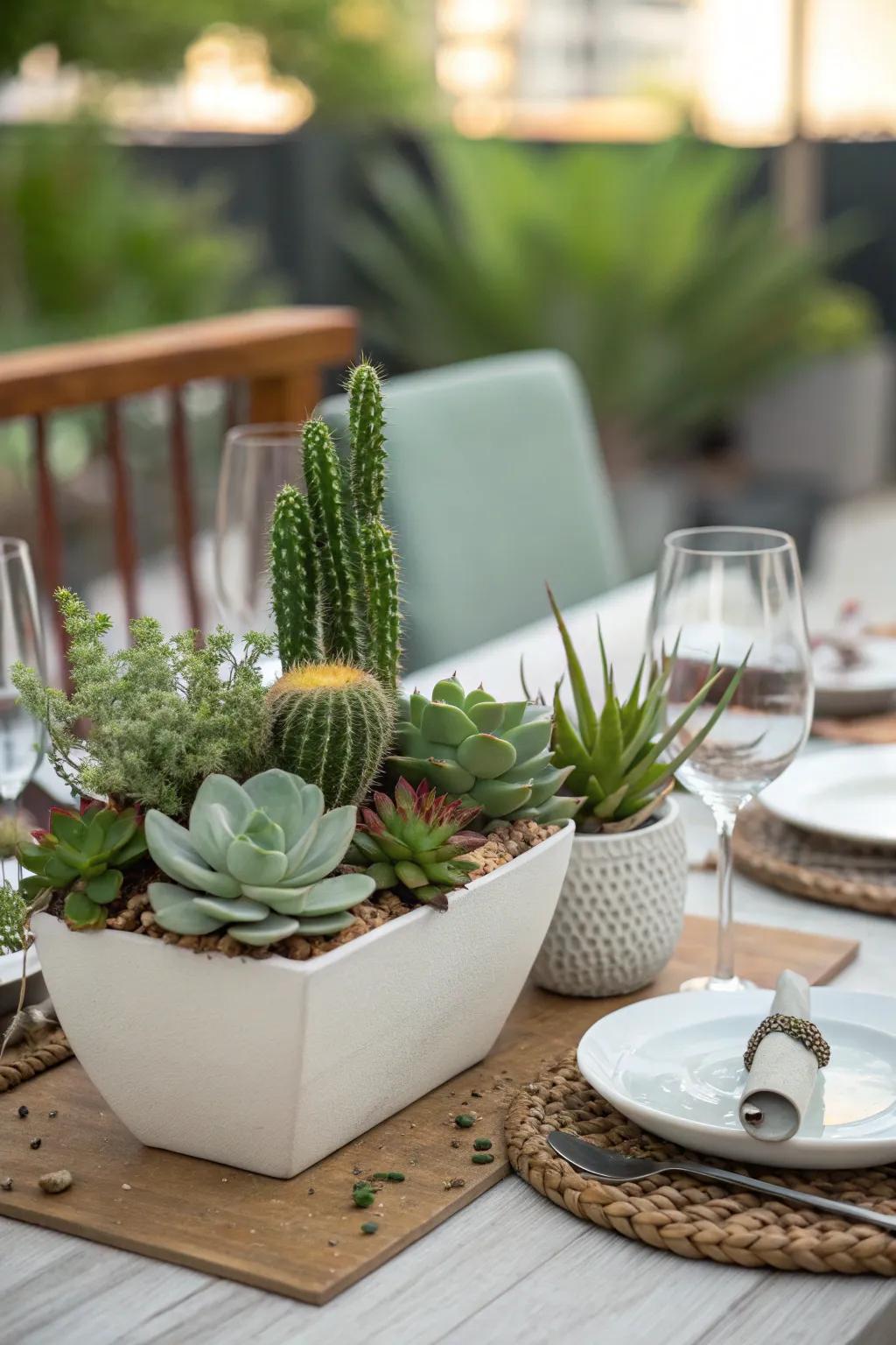 Elevate your dining encounter through a sophisticated flora centerpiece.