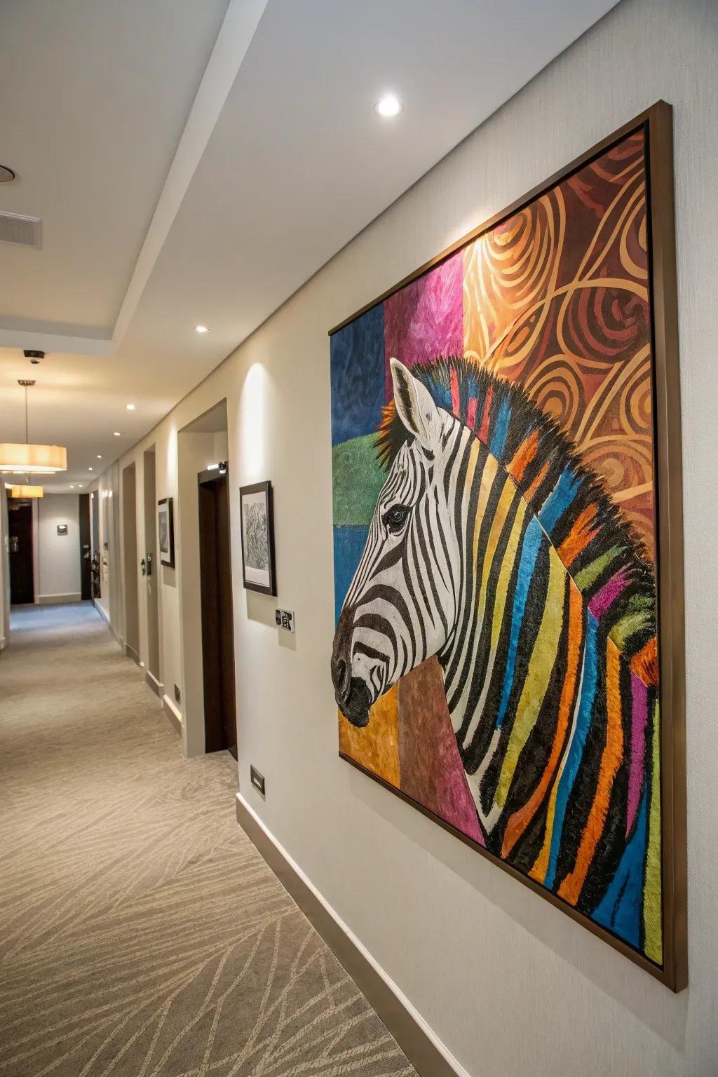 Get whimsical with abstract animal prints.