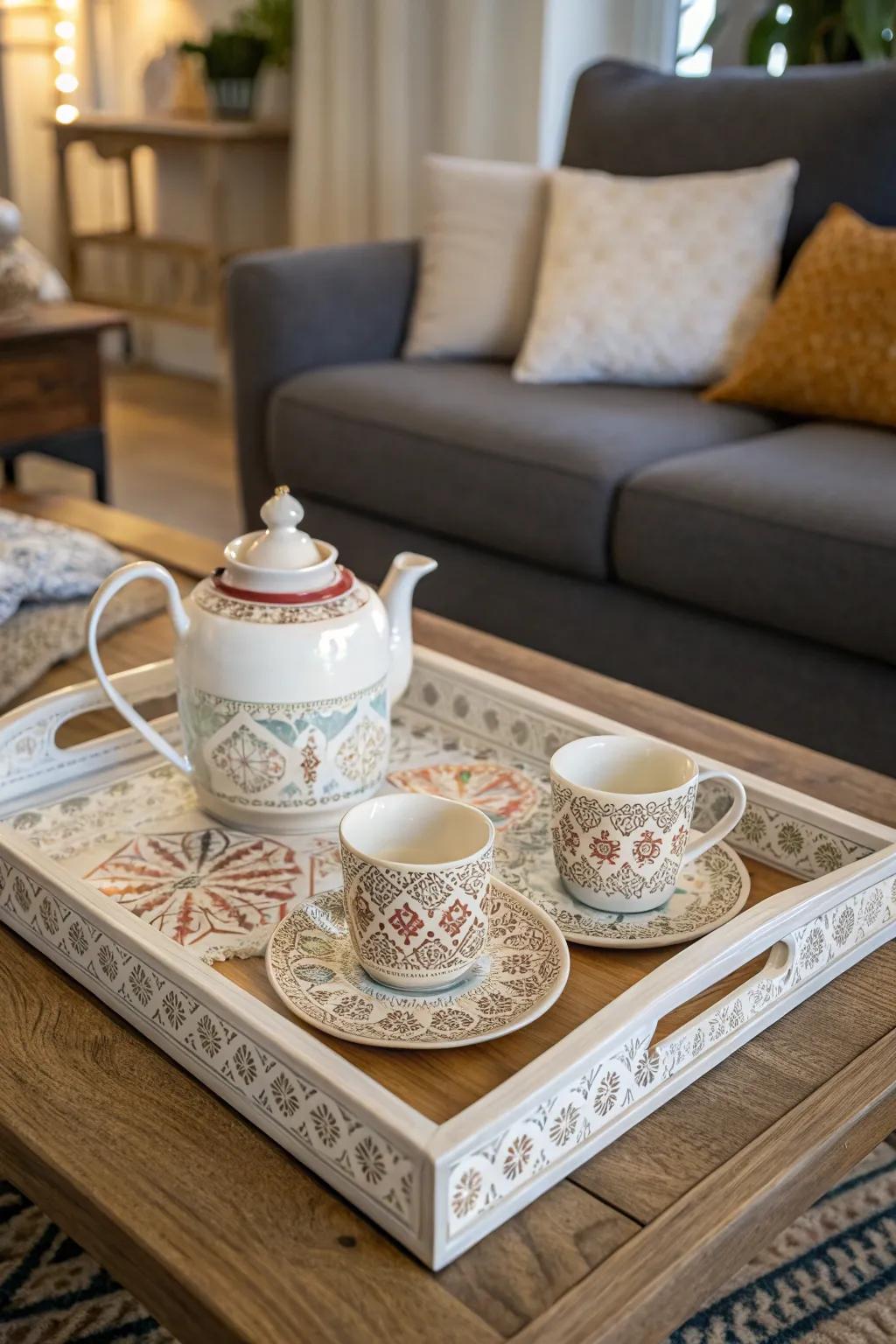 A porcelain flat surface merging beauty with utility.