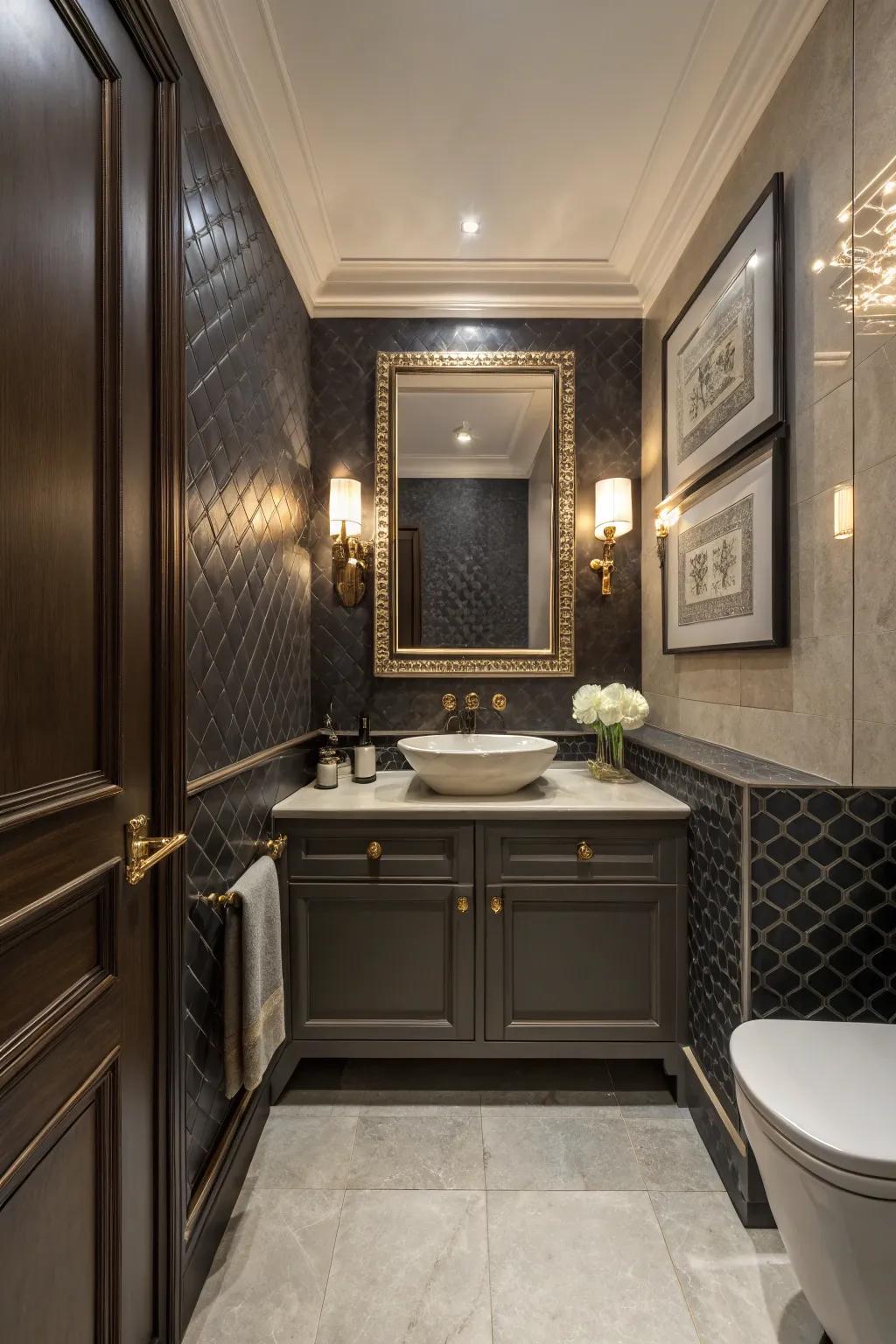 Mixing light and dark parts adds depth and character.