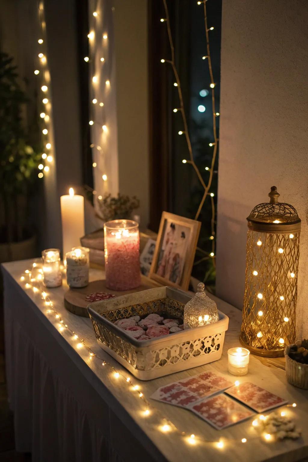 Lighting can make a huge difference in setting the mood and highlighting what you want to show off.