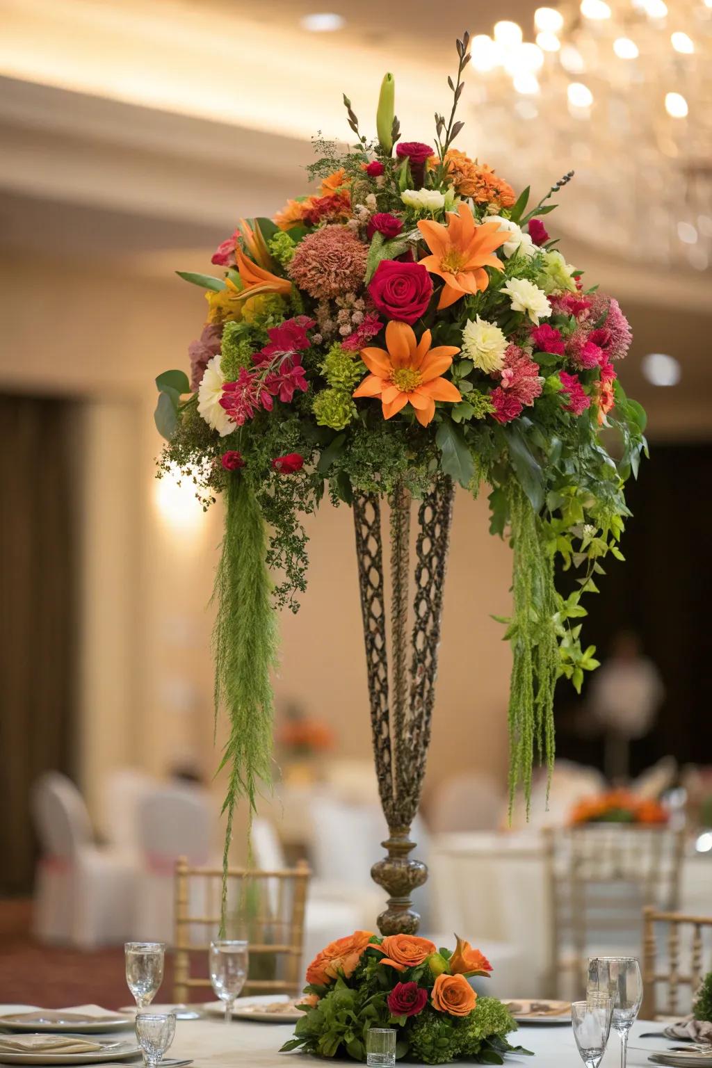 Grandiose centerpieces make a spectacular impression at every event.