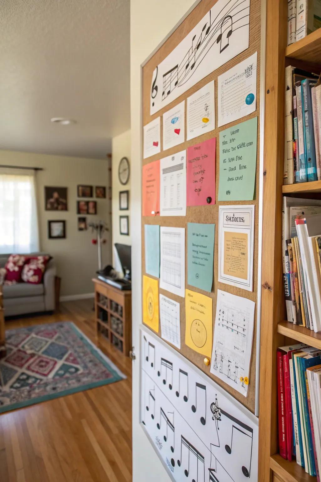 A board that combines the joy of music with study techniques for improved learning.