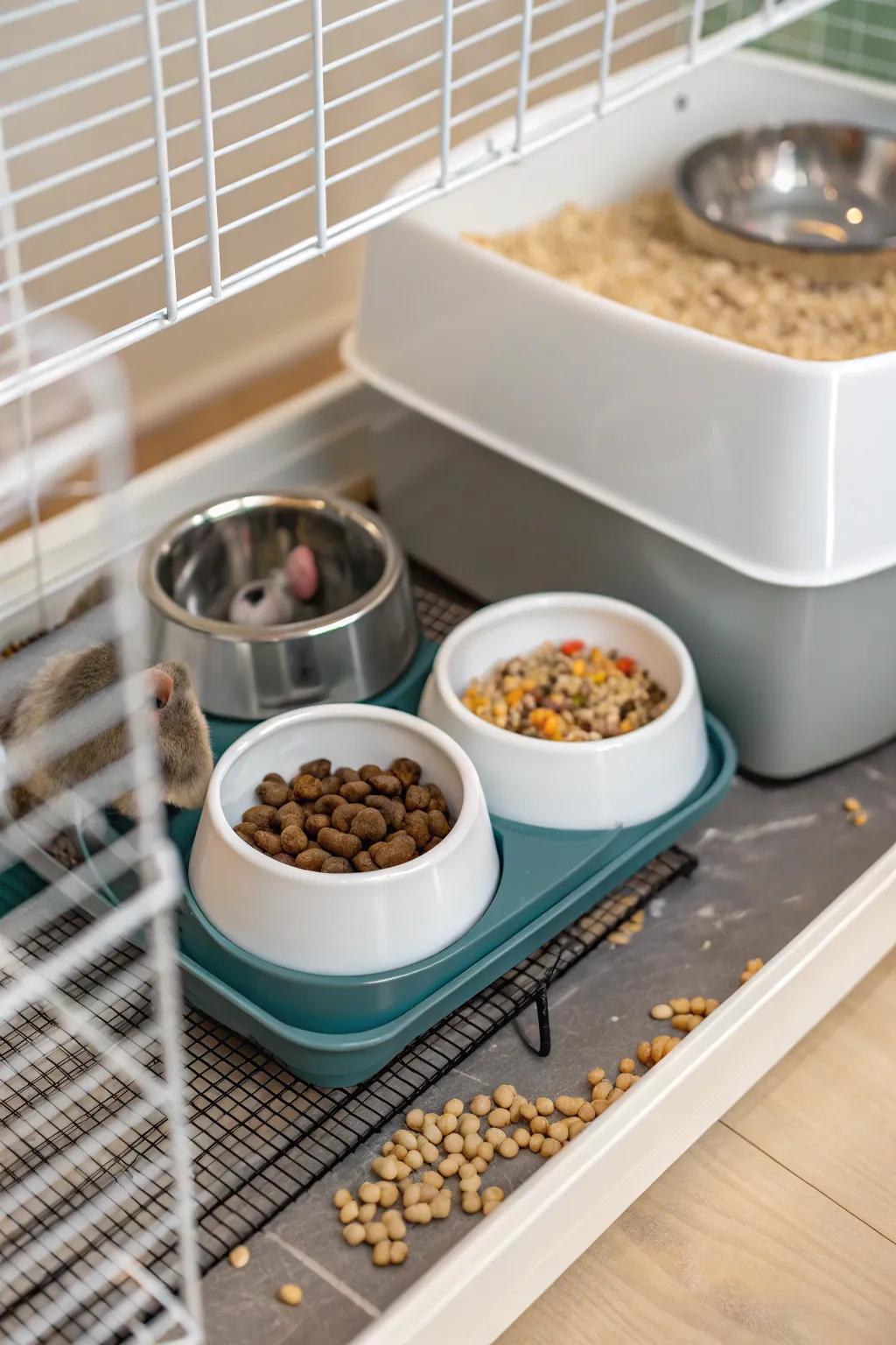 Handy and appealing feeding stations for your furry companions