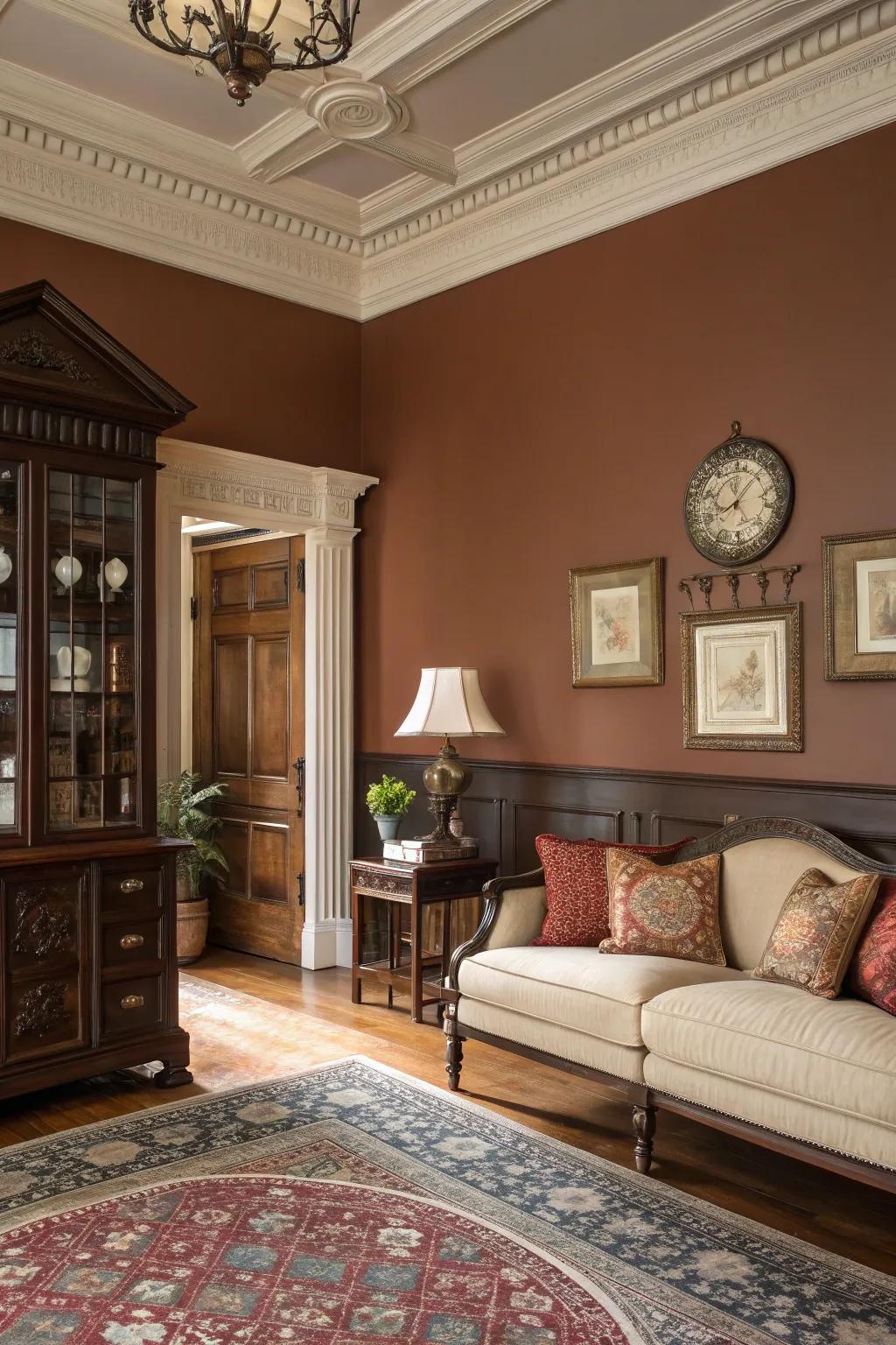 Fill your space with timeless elegance by using historic colors.