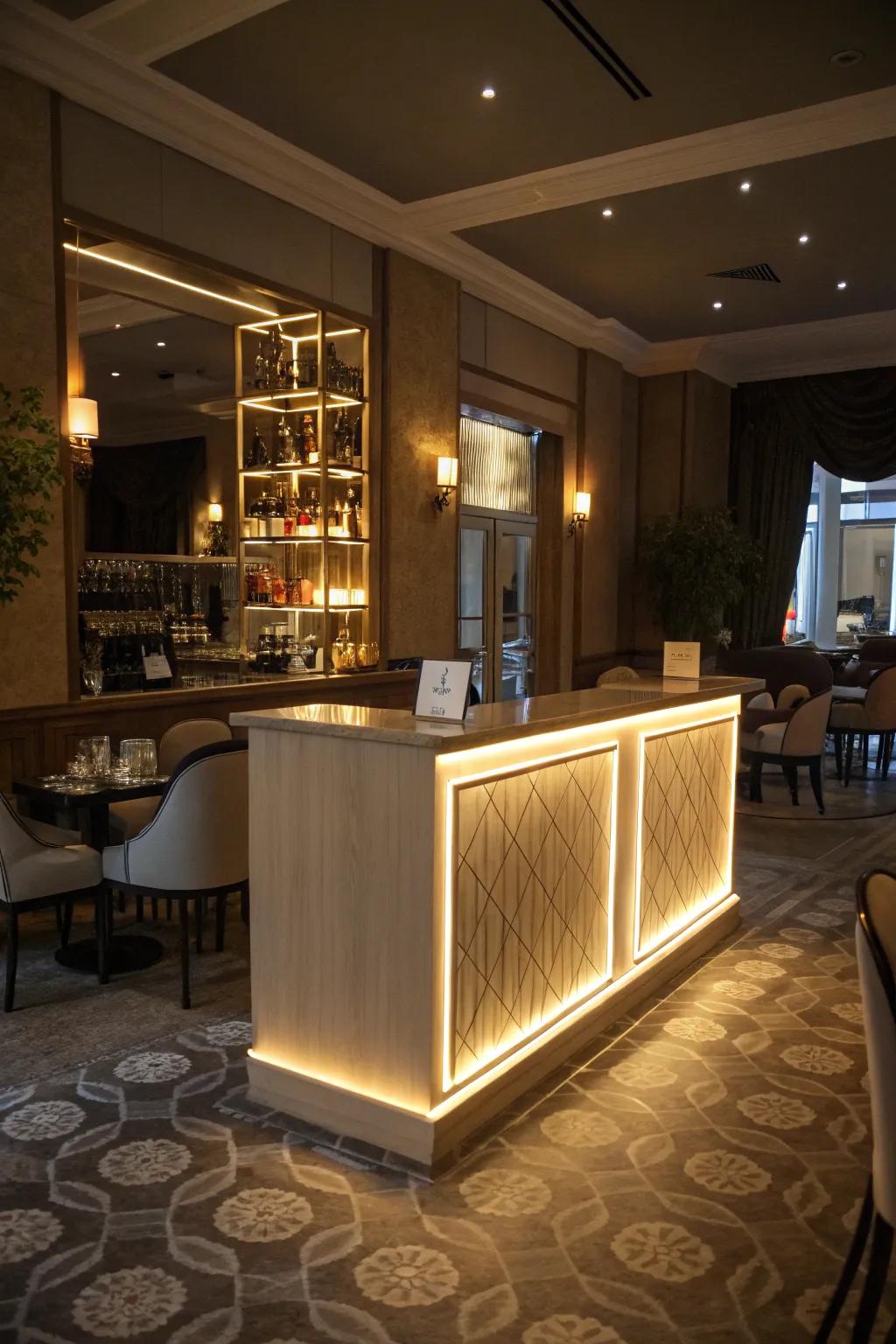 Built-in illumination is a subtle way to enhance your point's appeal.