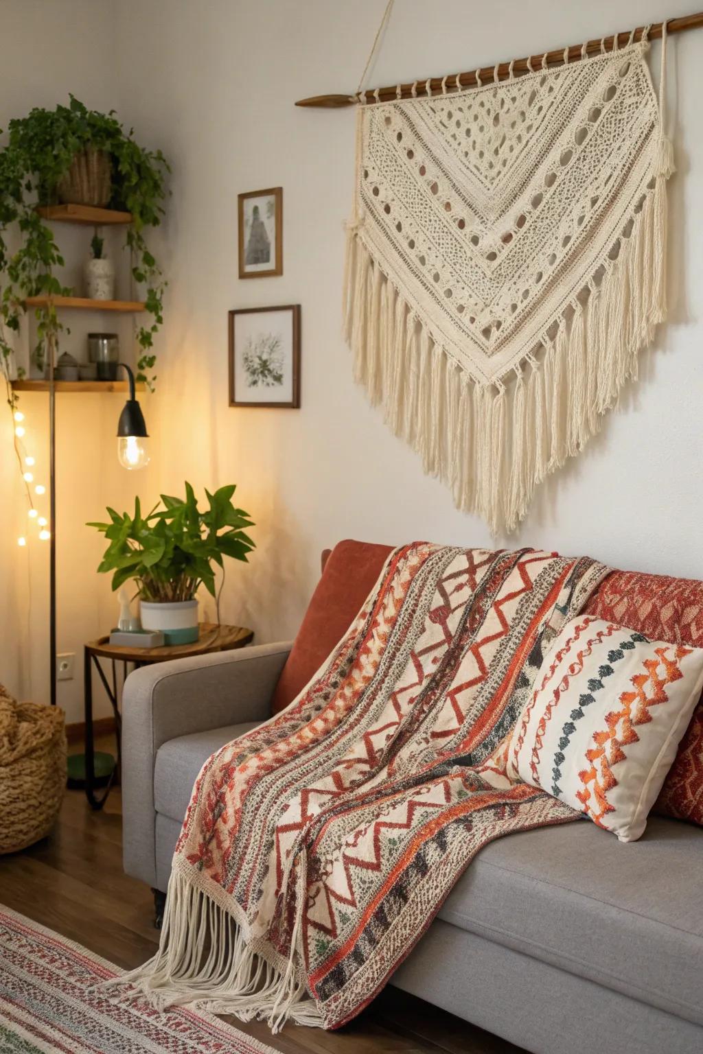 Carefree elements add texture and a global feel.