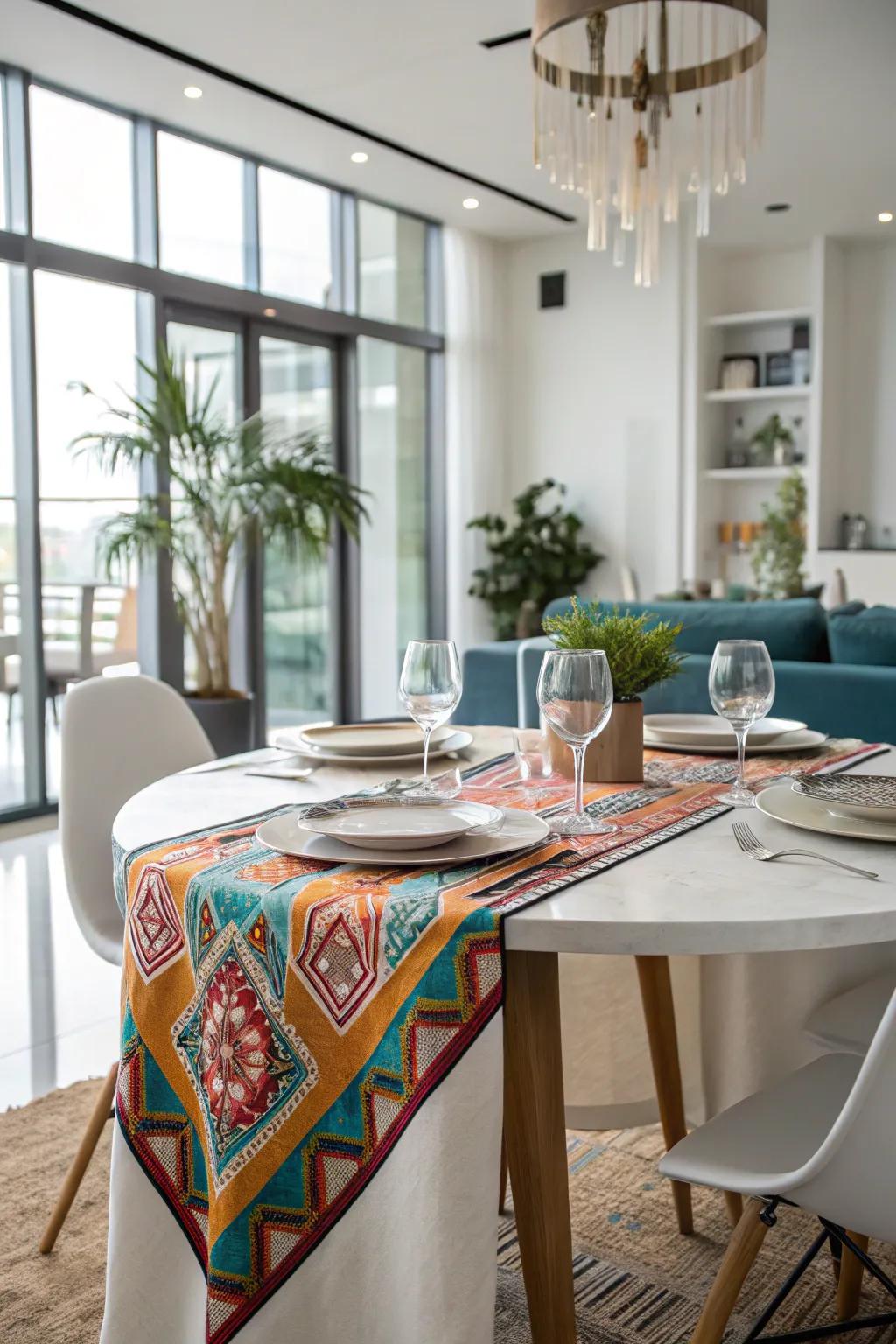 Table paths introduce color and flair to your table.