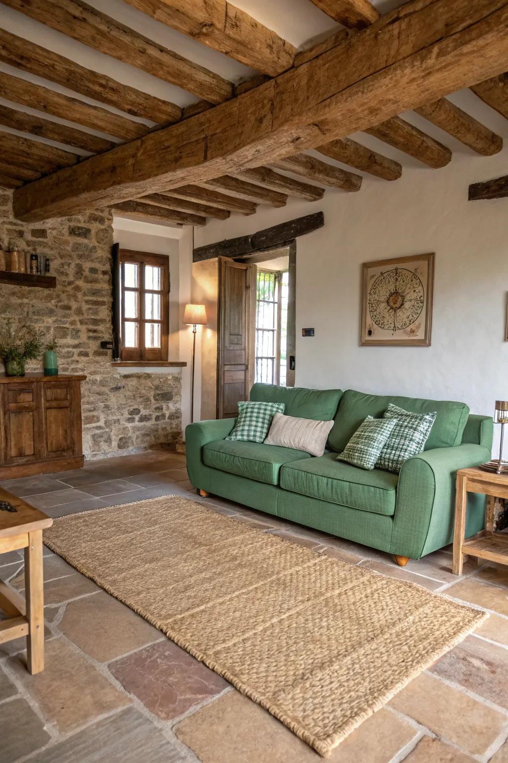 Hemp floor coverings convey an earthy weave flawless for free-spirited settings.