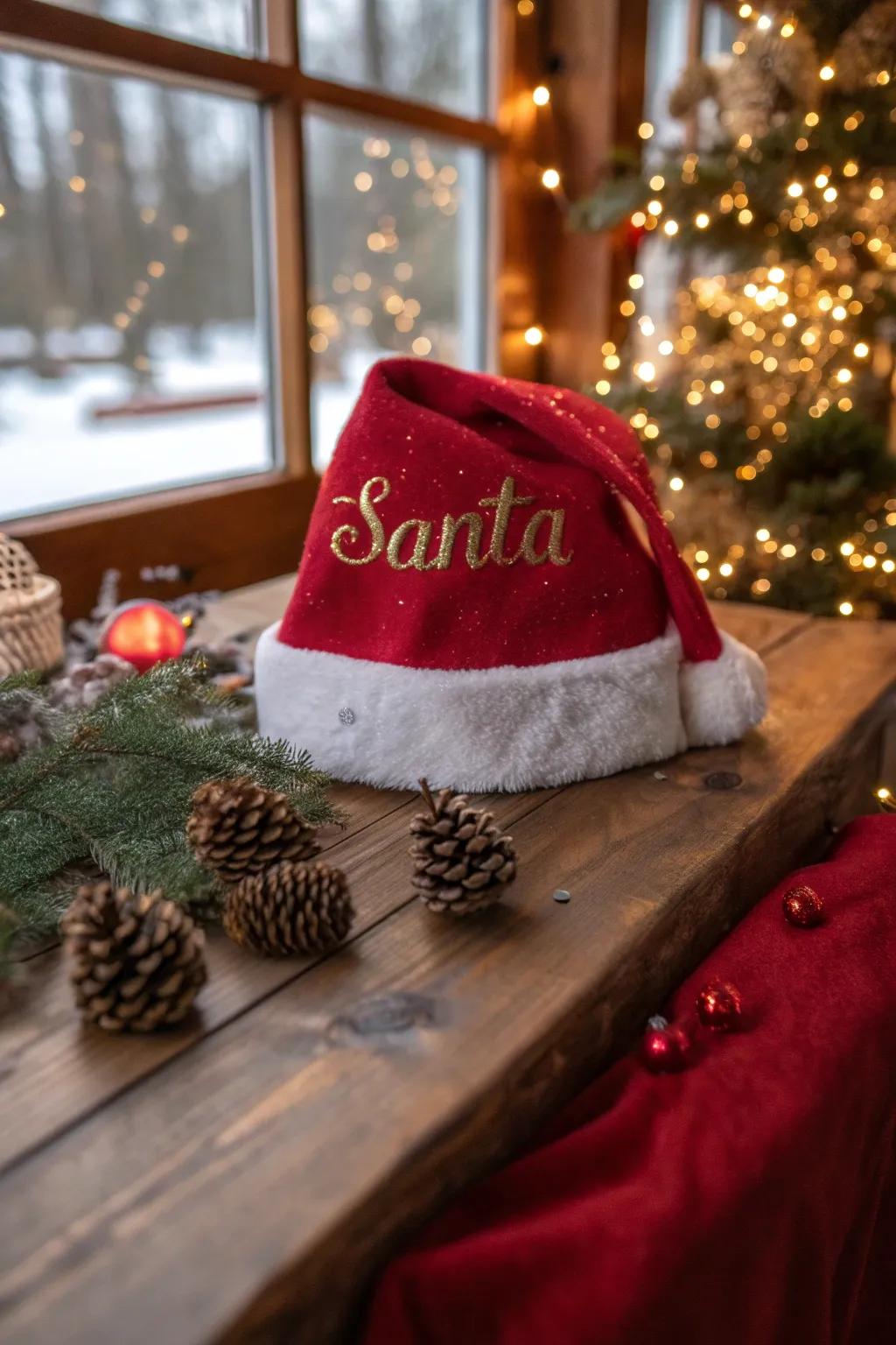 Personalize your hat with monikers or celebratory salutations.