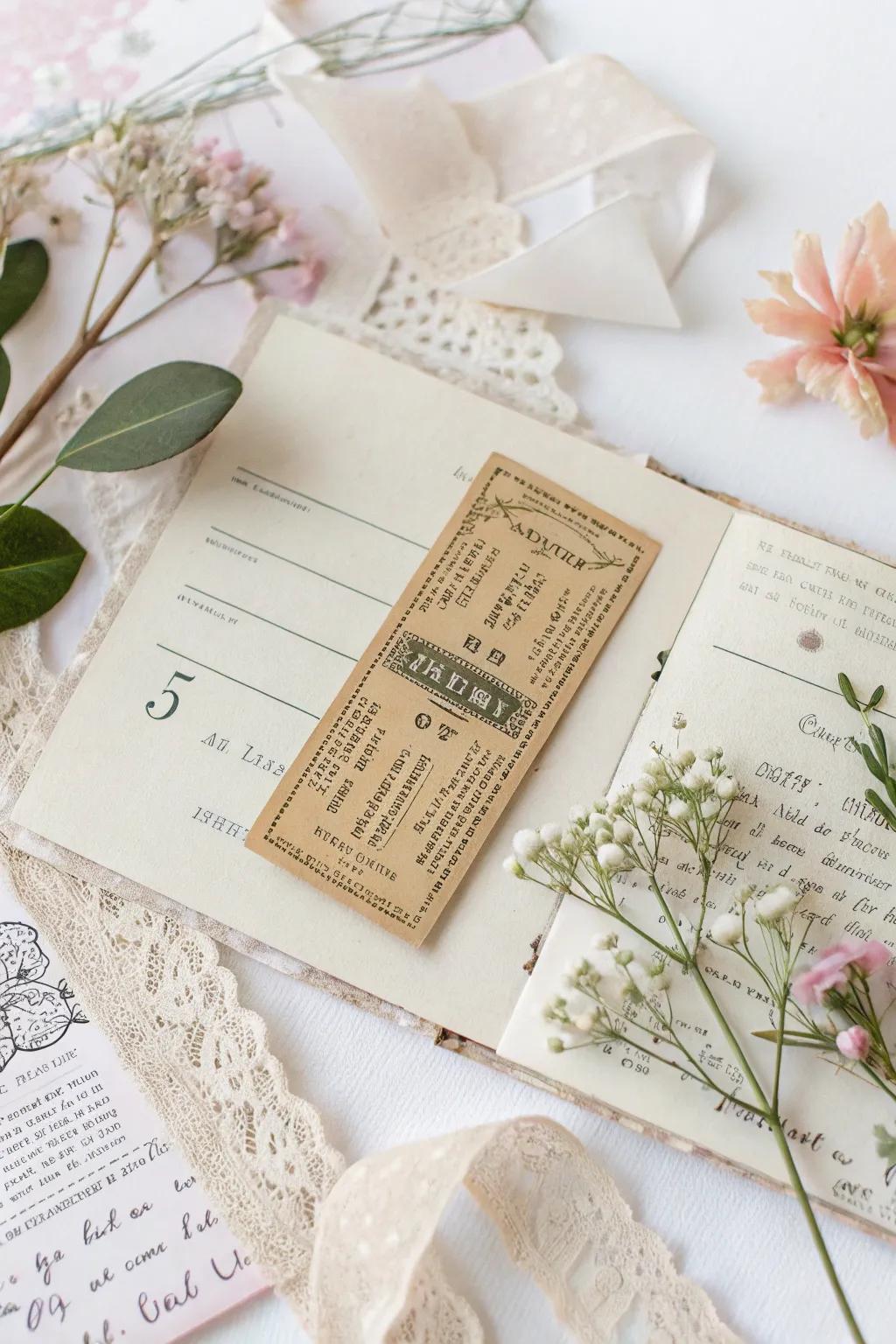 Preserve Moments: Superimpose your scrapbook through historical context and allure.