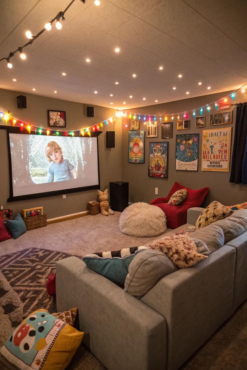 A themed movie marathon brings the evening together through entertainment.