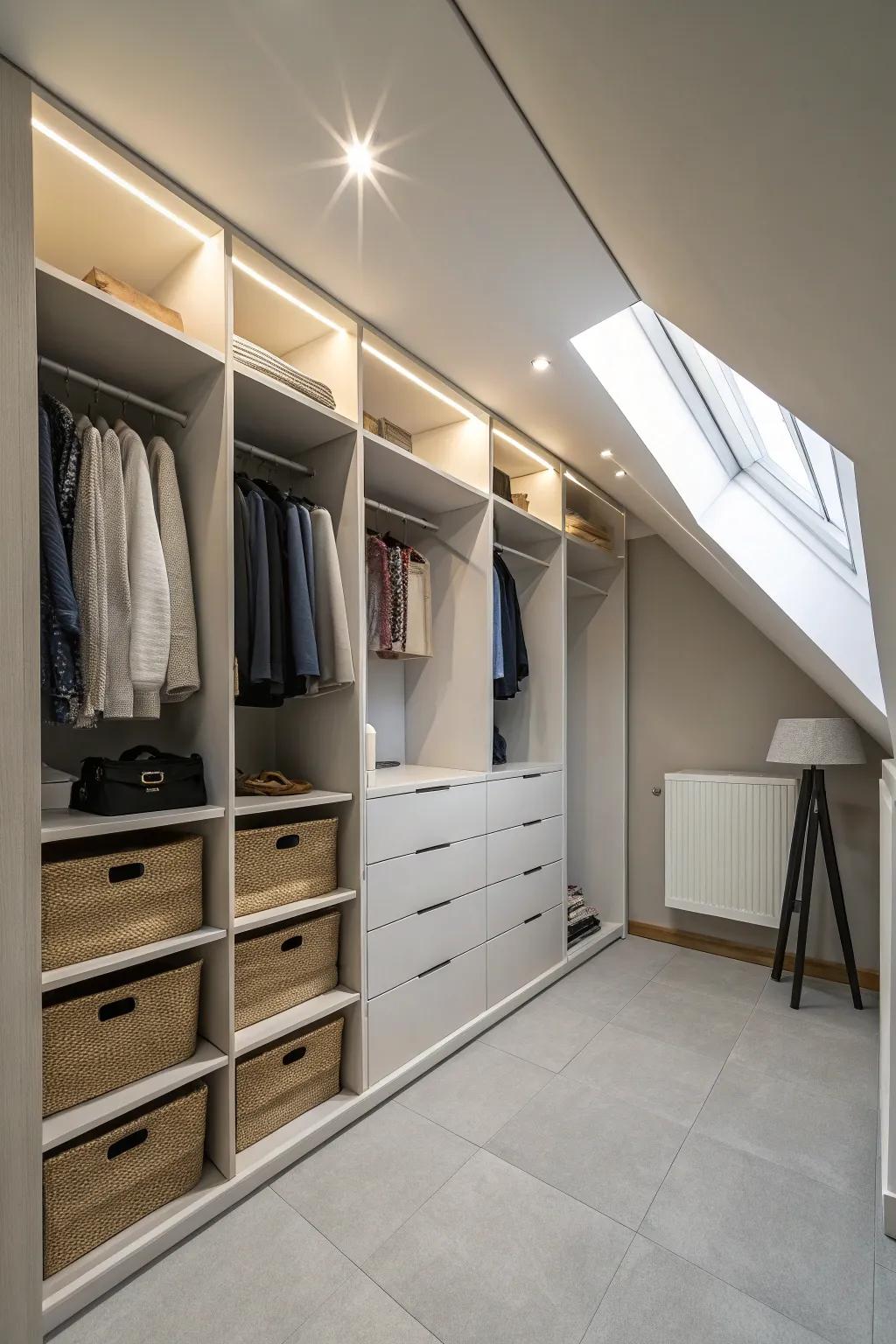 A streamlined, functional design keeps the space both practical and beautiful.