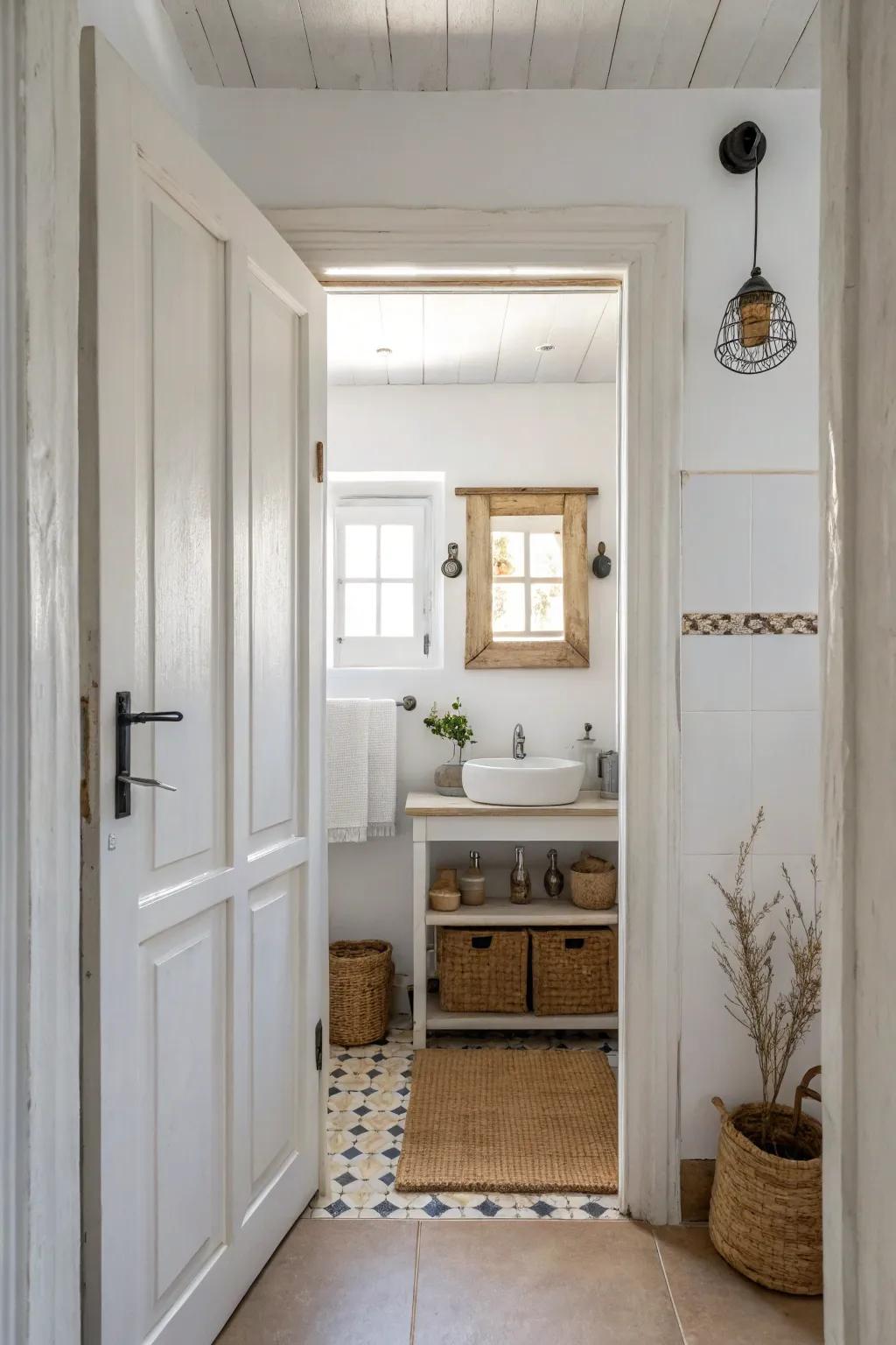 Minimalist doors complement clean, modern spaces perfectly.