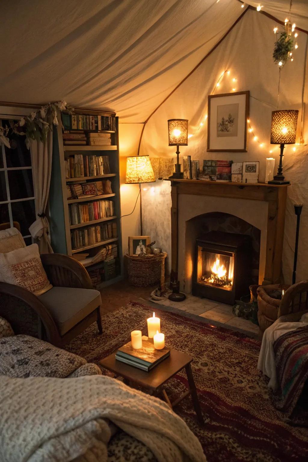 Diverse layers of illumination improve the ambiance and highlight aspects.