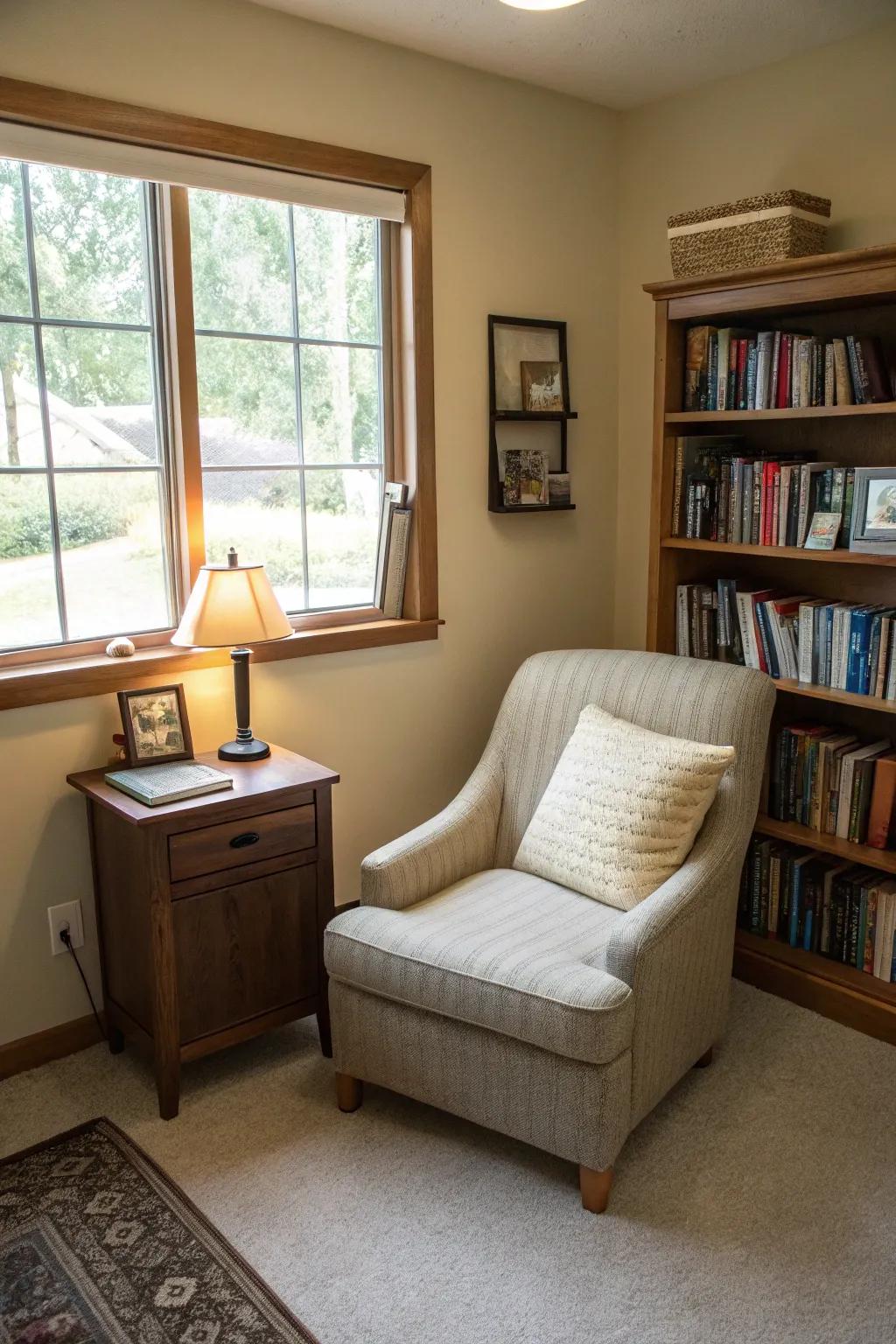 An inviting seating area ideal for relaxation or informal meetings.