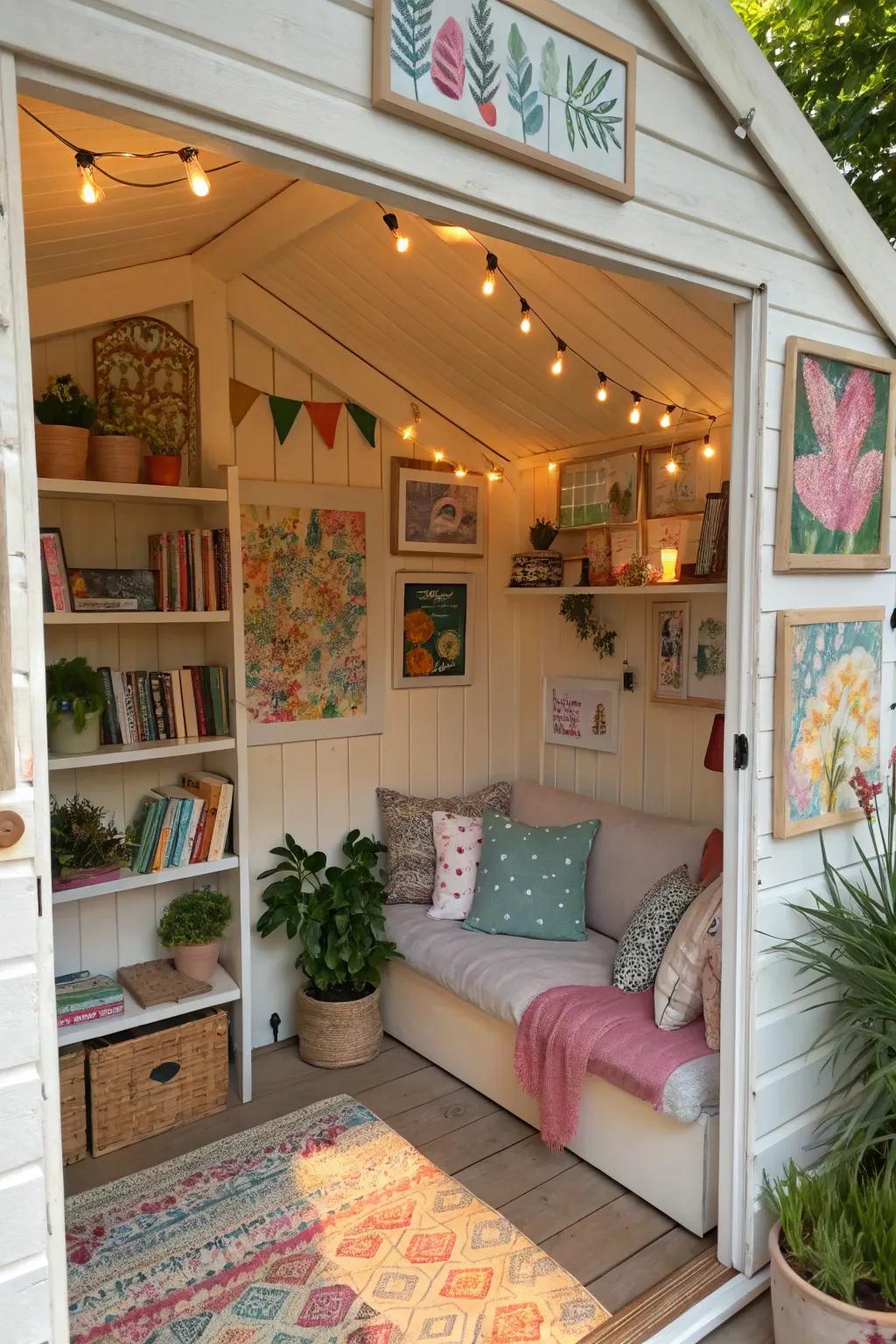 A serene woman cave providing a personal escape.