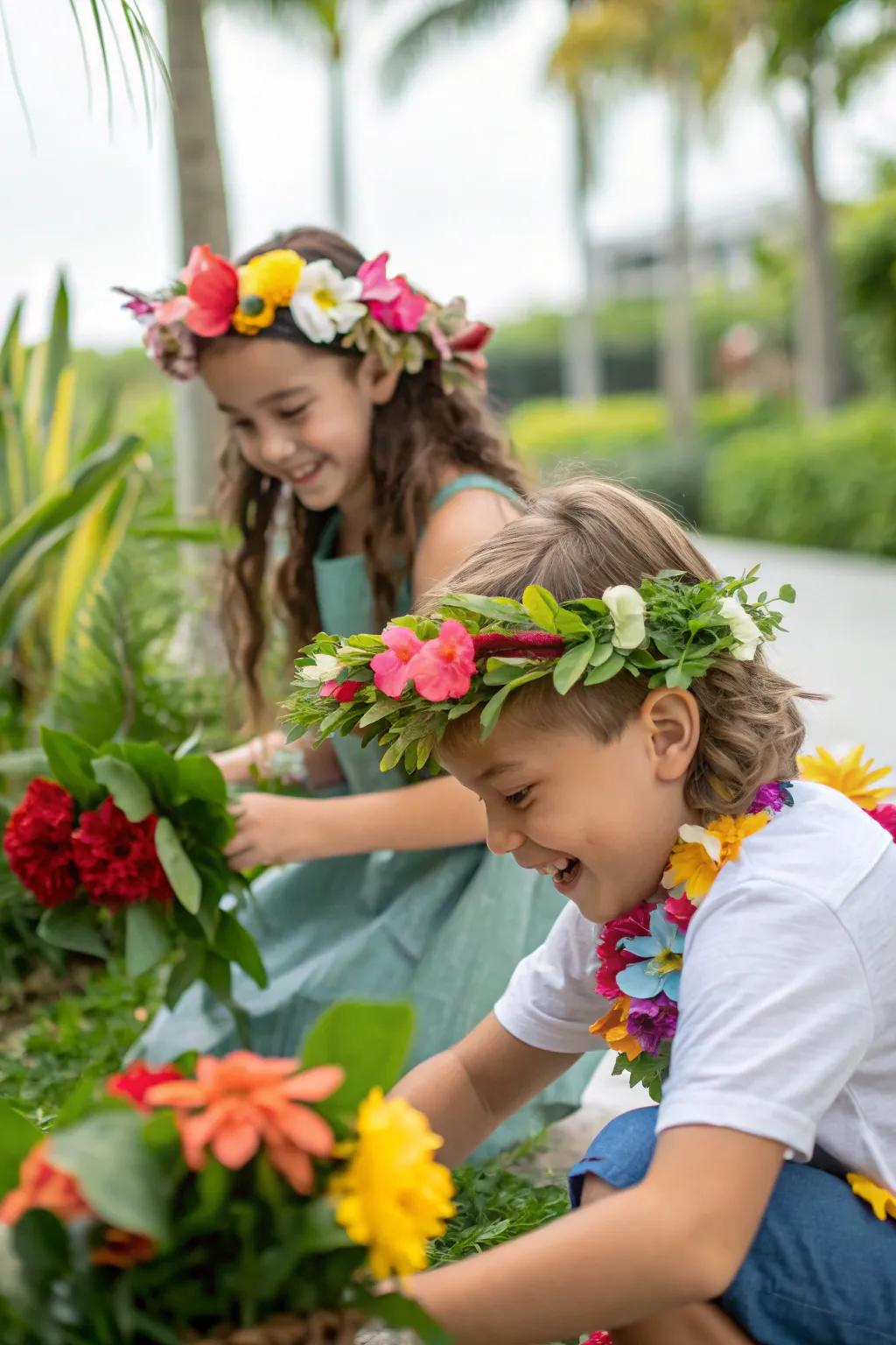 Creative enjoyment using do-it-yourself floral wreaths