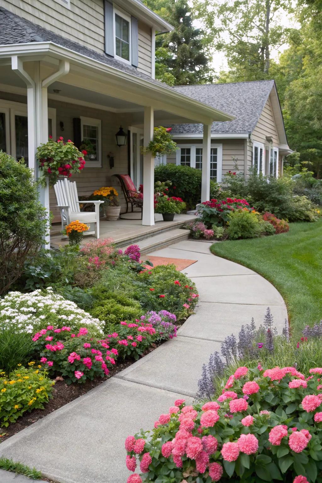 Curb appeal is crucial for a memorable first impression.