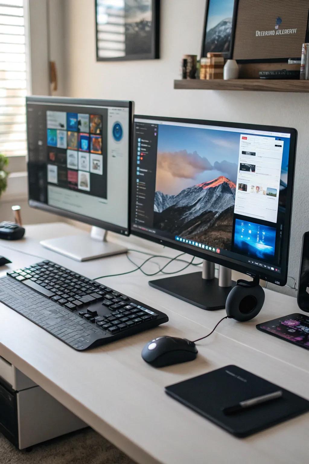 Display your tech for a modern streaming setup.