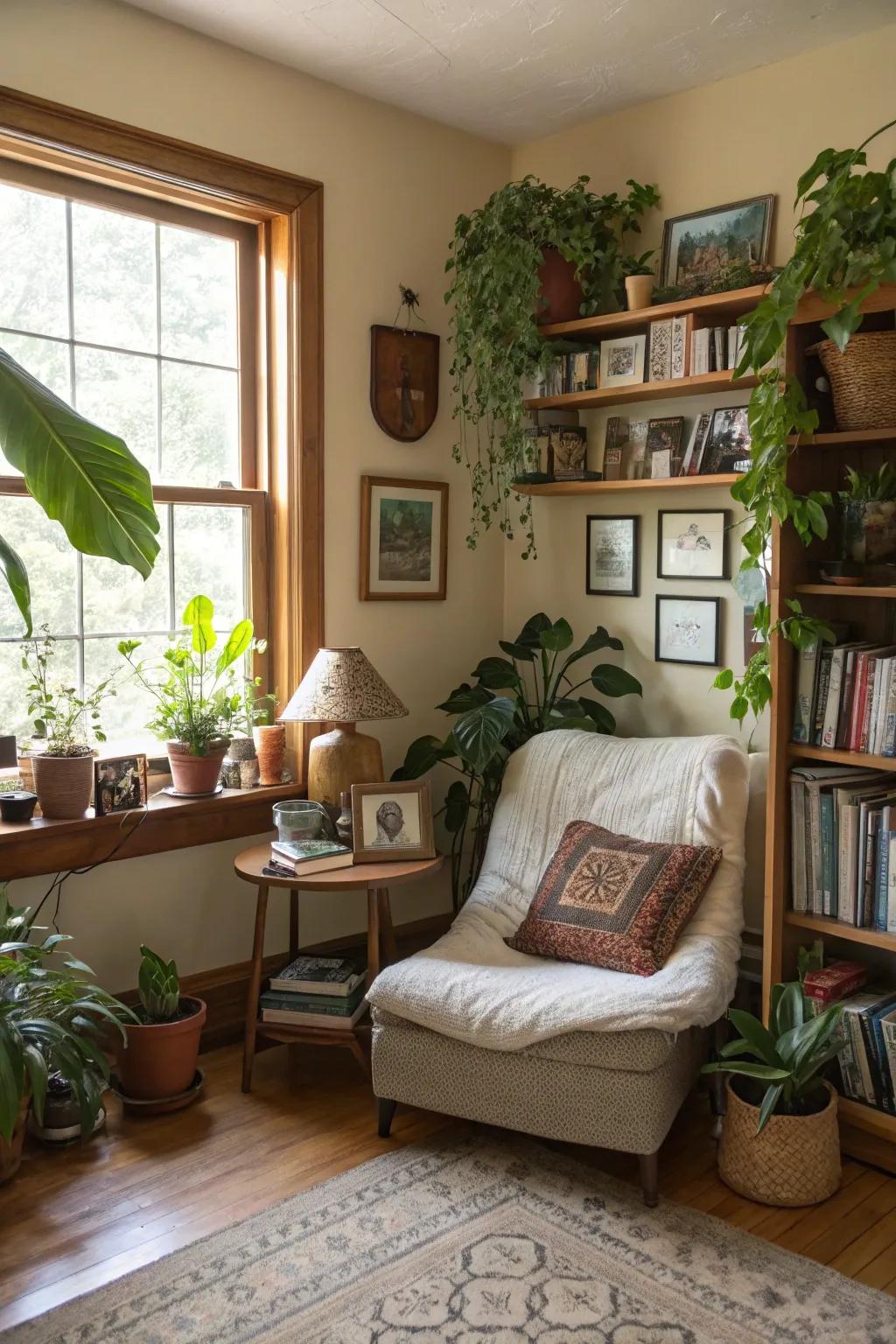 Personal aesthetic touches make your study space inviting.