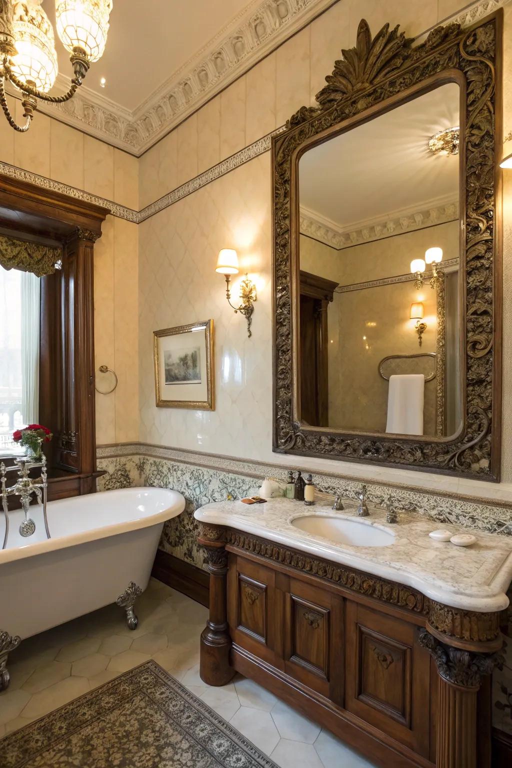Ornate reflectors introduce a hint of greatness and elegance.