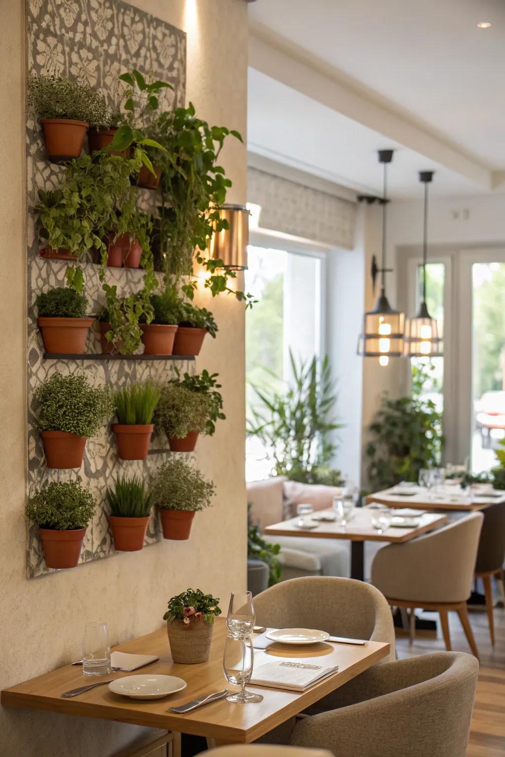 Assembled floral compositions introduce richness and volume.