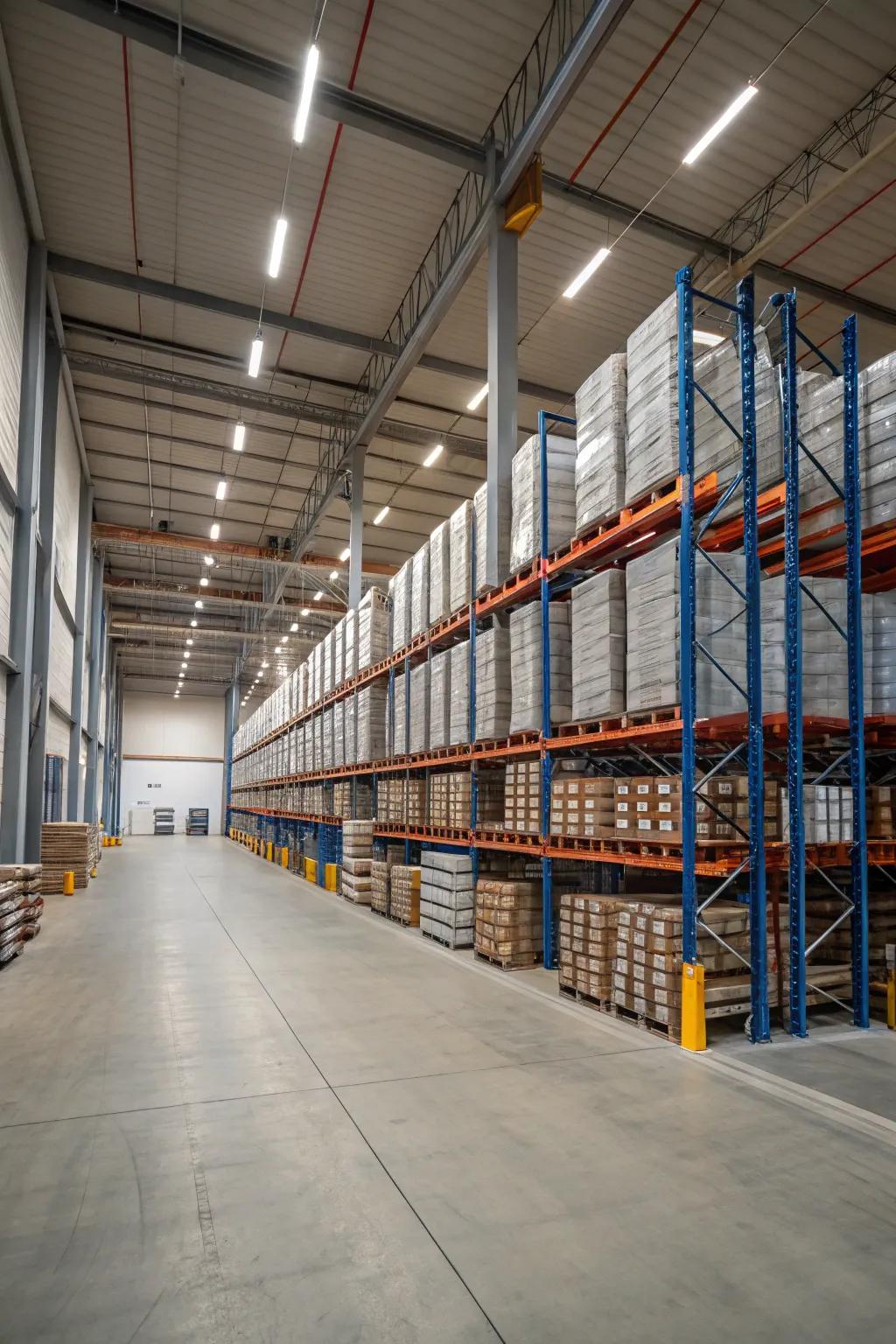 Pallet backing systems enhance spatial arrangement and approachability.