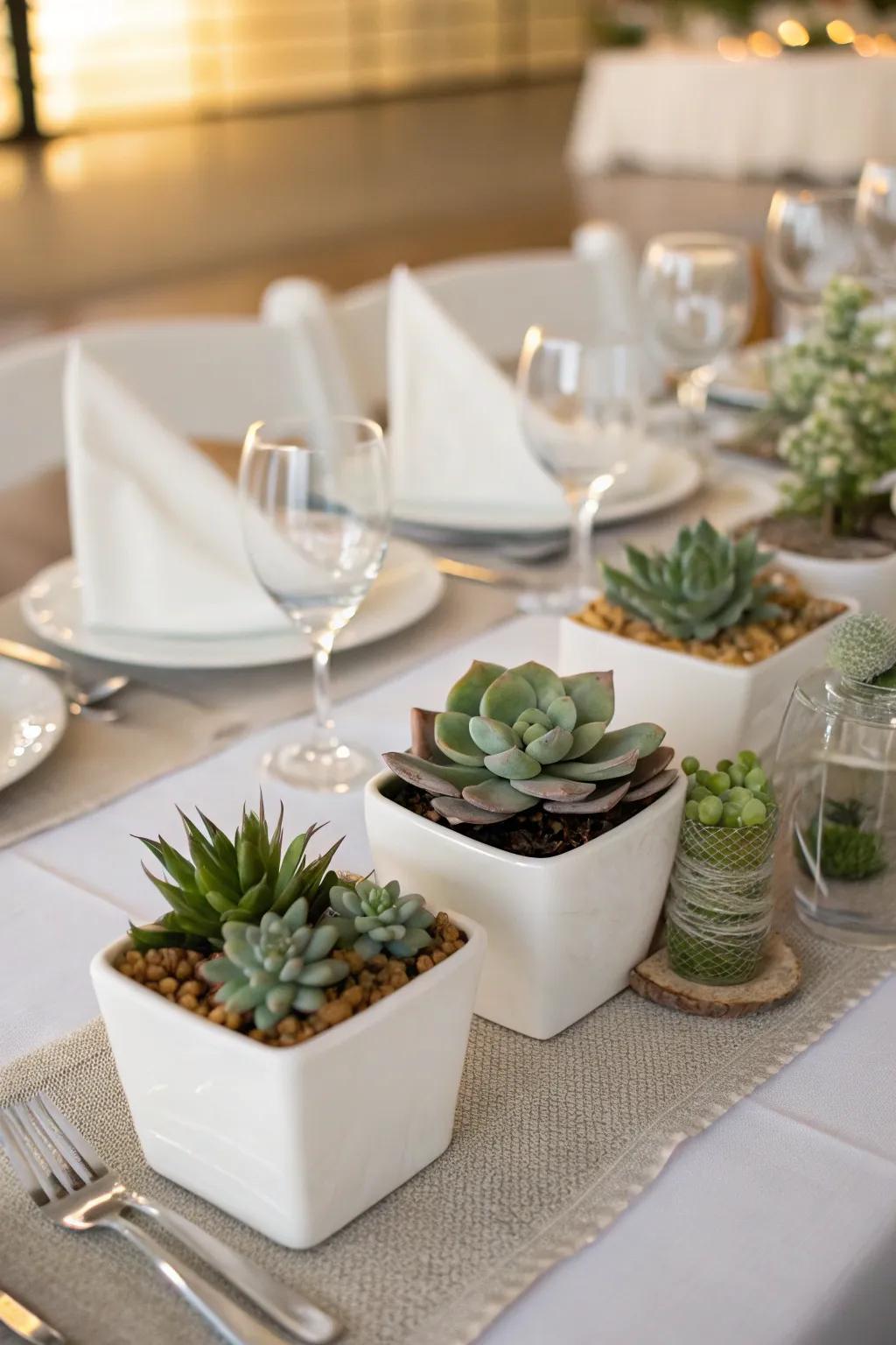 Eco-aware elements bring natural splendor to the table