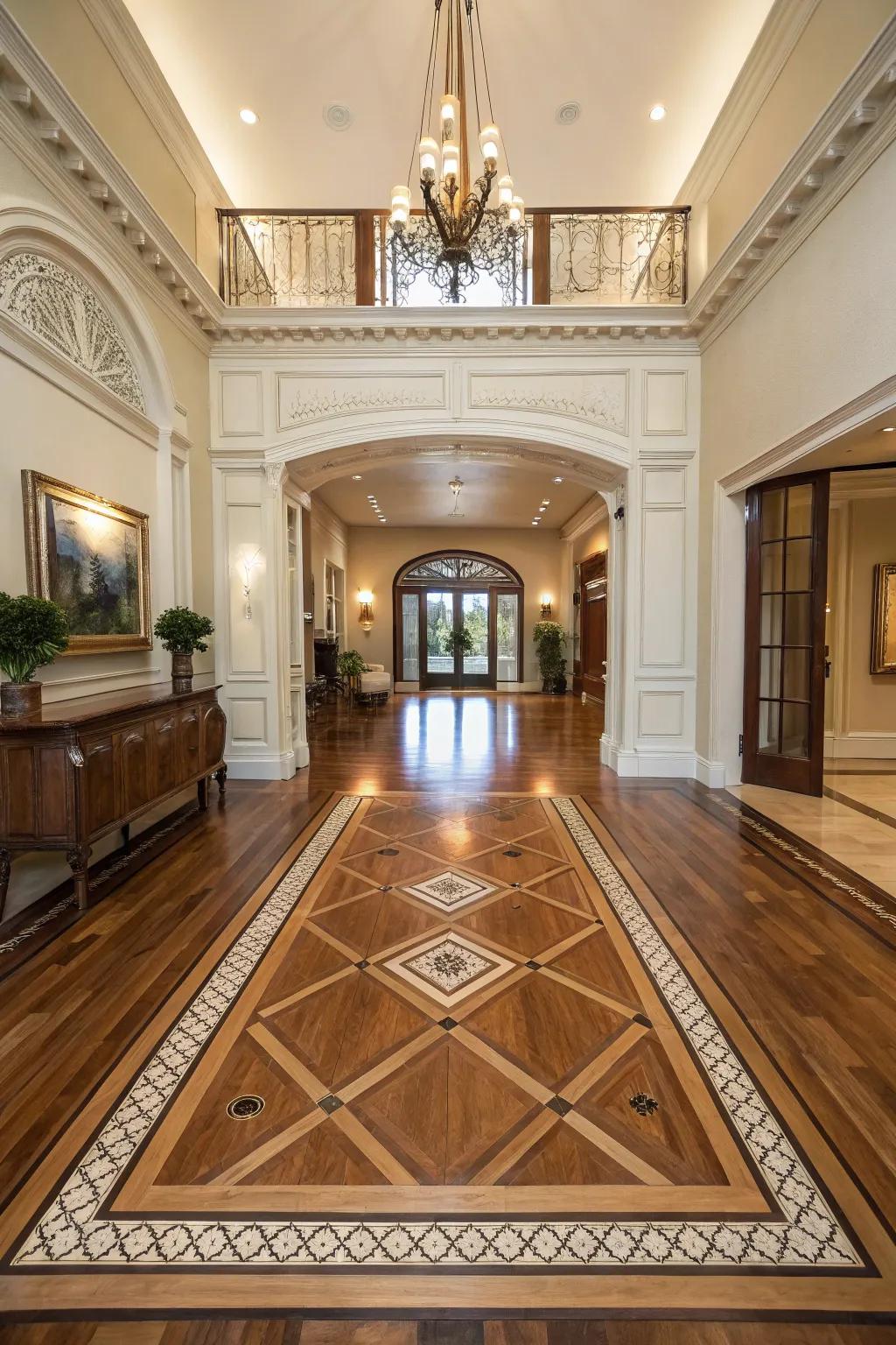 Framing effects with borders create a 'carpet' effect.
