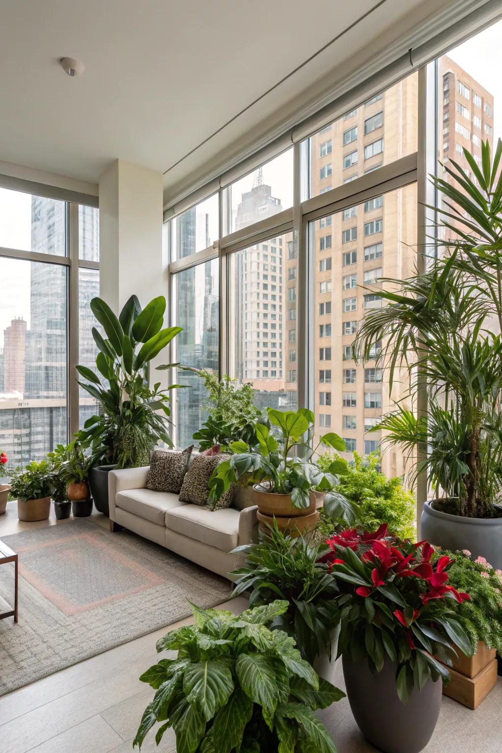 Interior plants can invigorate and add a natural touch to your home.