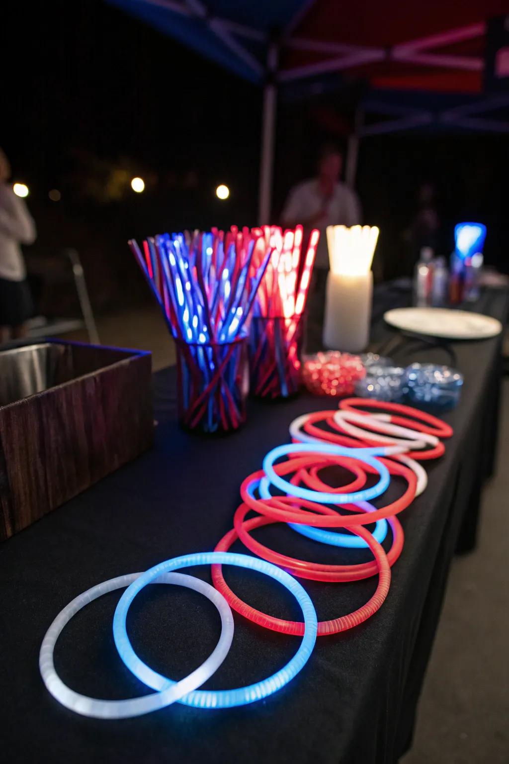 Bright wristbands to light up the night