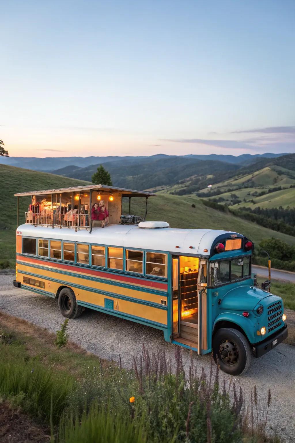 Experience life on the road with a creative skoolie conversion.