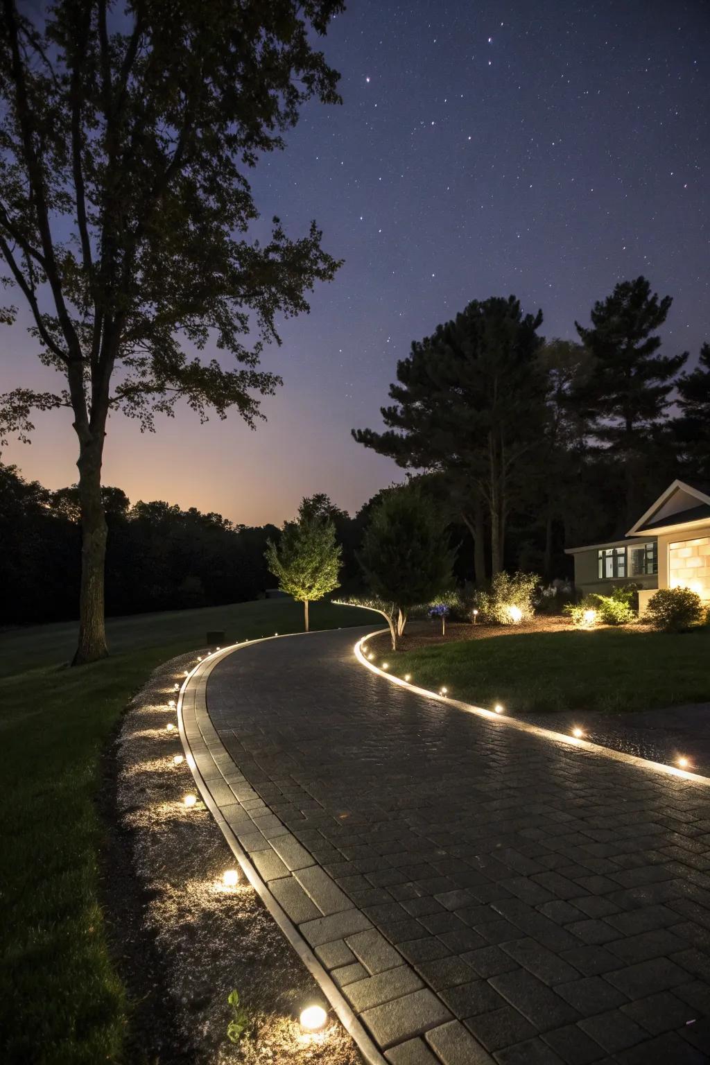Illuminate your paved paths for safety and atmosphere.
