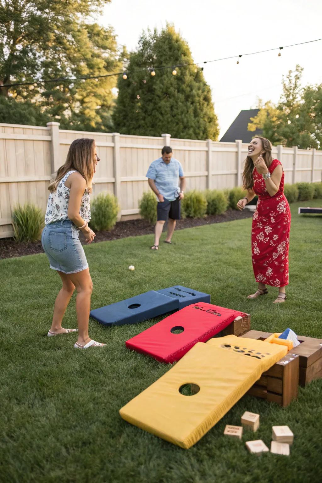 Lawn games provide enjoyment and engagement for guests of all ages.