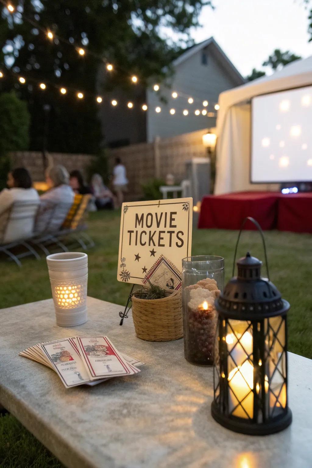 Customized film passes incorporate a nostalgic and personal element.